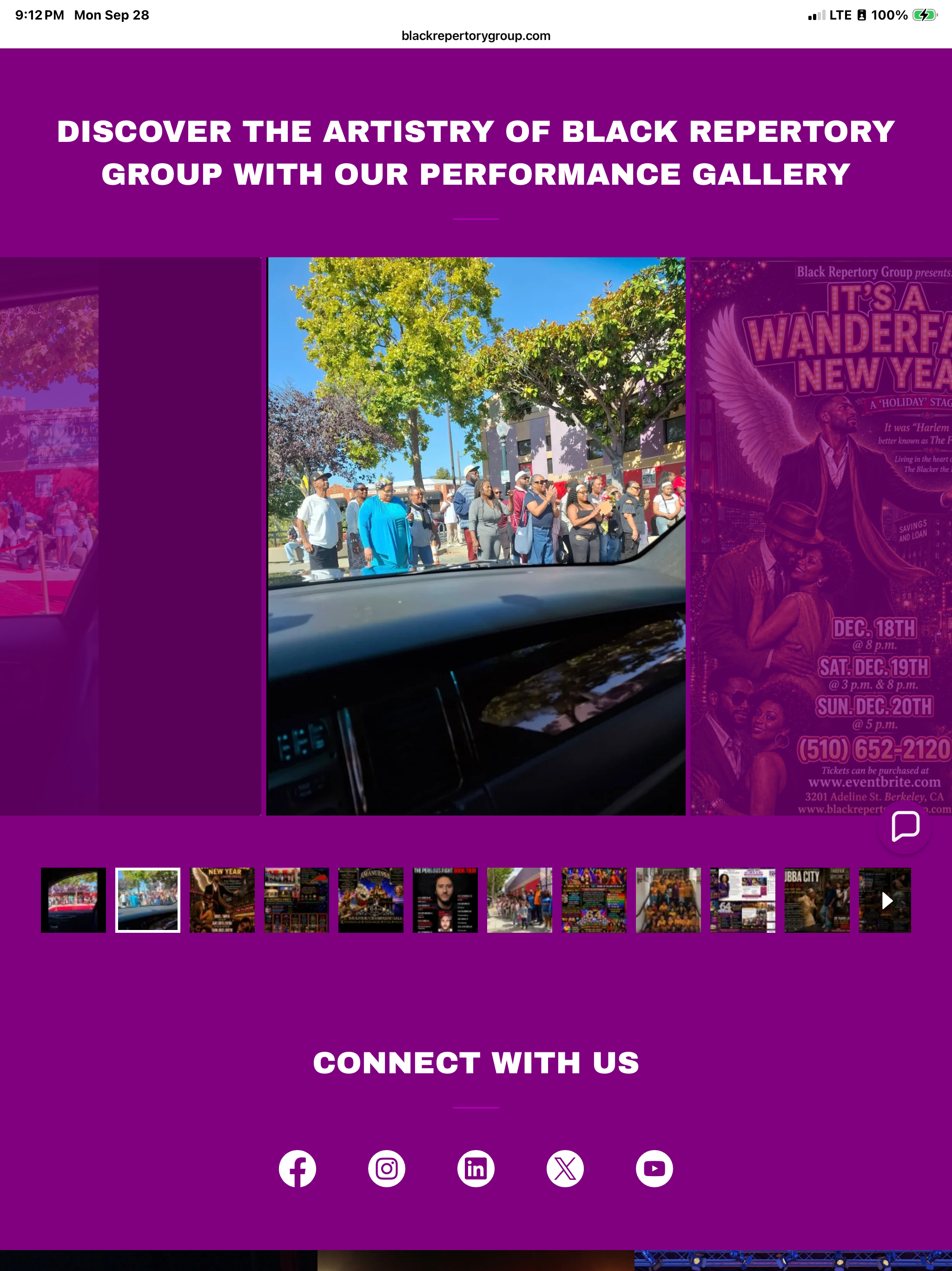 Black Repertory Group — performance gallery