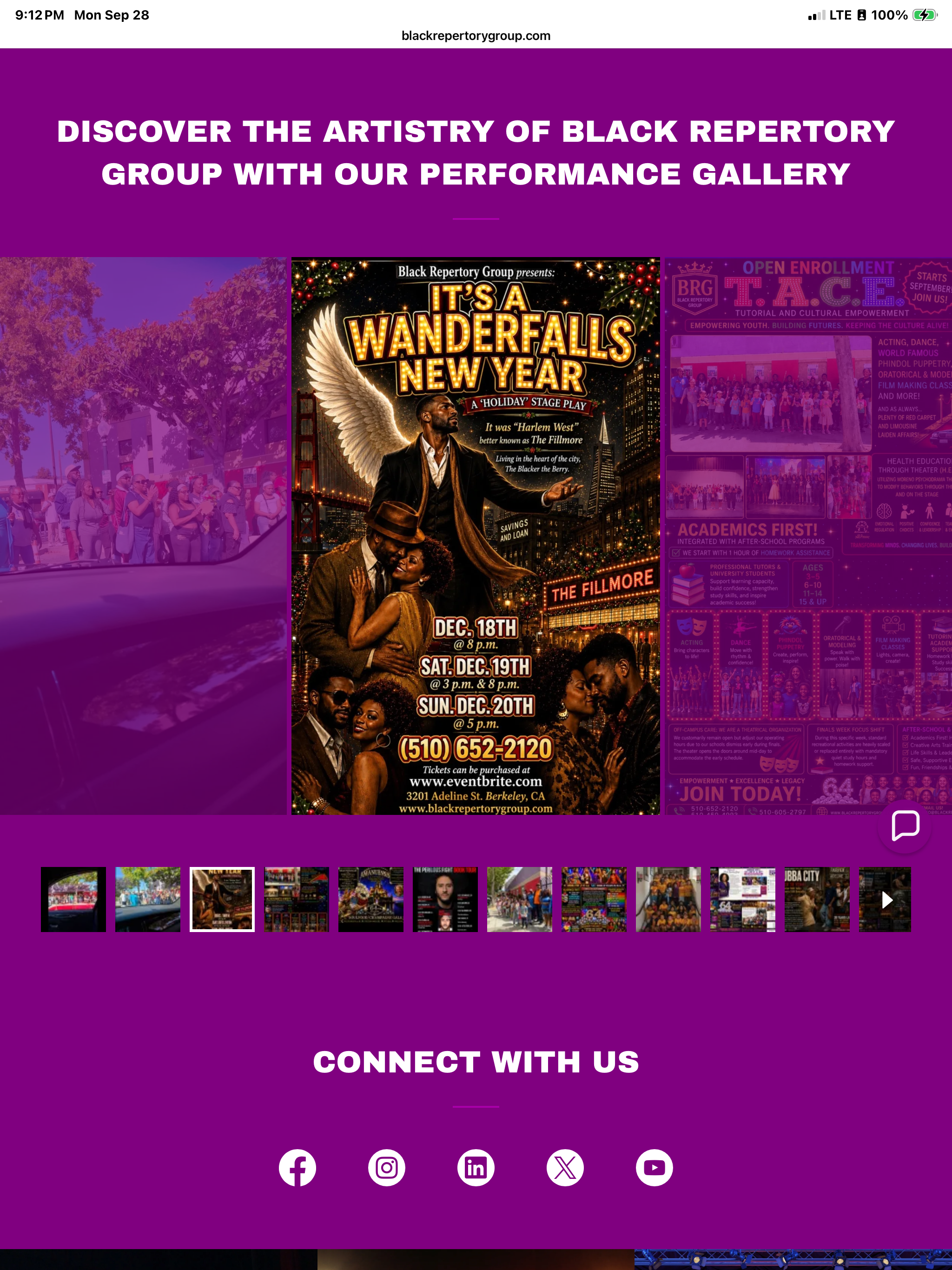 Black Repertory Group — performance gallery