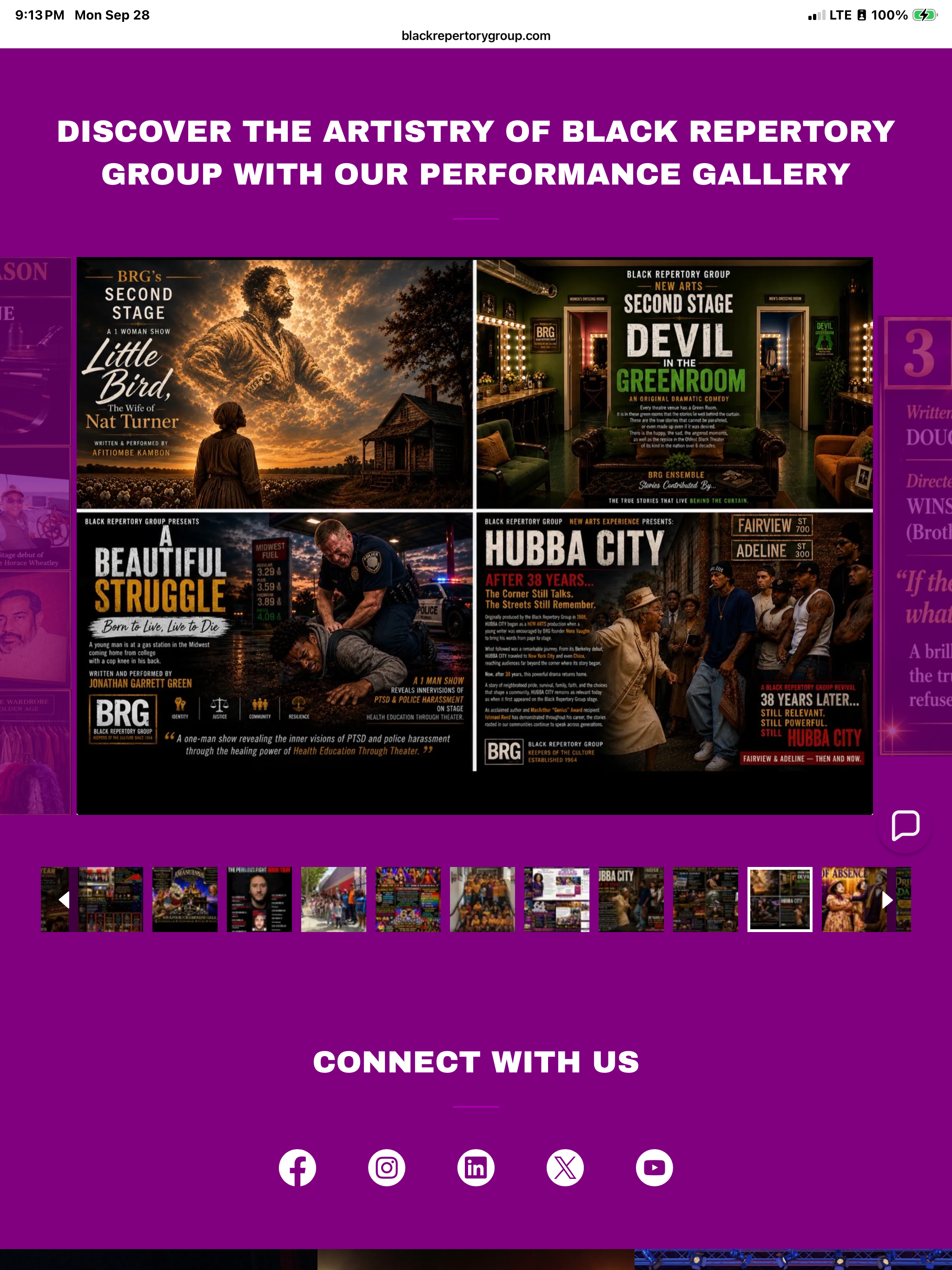 Black Repertory Group — performance gallery